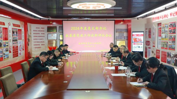 莱芜区法院召开2024年度党支部书记抓基...